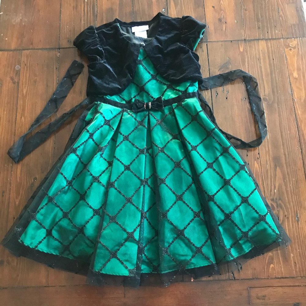 Girls Jona Michelle Holiday dress, size 5
